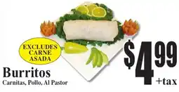 Baja Ranch Burritos offer