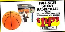 Ollie's FULL-SIZE SILENT BASKETBALL offer