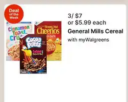 Walgreens General Mills Cereal offer