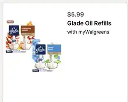Walgreens Glade Oil Refills offer