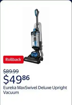 Walmart Eureka MaxSwivel Deluxe Upright Vacuum with Swivel Steering and Extended Reach, NEU250 offer