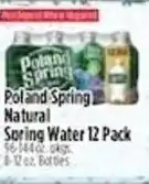 Pioneer Supermarkets Poland Spring Natural Soring Water offer
