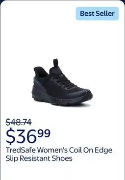 Walmart TredSafe Women's Coil On Edge Slip Resistant Shoes offer