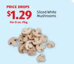 Aldi Sliced White Mushrooms offer
