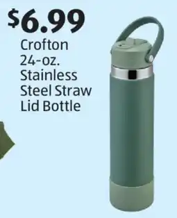 Aldi Crofton 24-oz. Stainless Steel Straw Lid Bottle offer