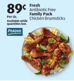 Aldi Fresh Antibiotic Free Family Pack Chicken Drumsticks offer