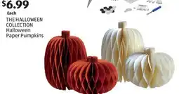 Aldi THE HALLOWEEN COLLECTION Paper Pumpkins offer