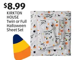 Aldi KIRKTON HOUSE Twin or Full Halloween Sheet Set offer