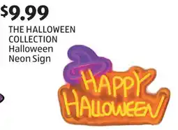 Aldi THE HALLOWEEN COLLECTION Neon Sign offer