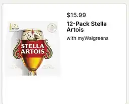 Walgreens 12-Pack Stella Artois offer