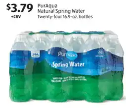 Aldi Pure Aqua Natural Spring Water offer
