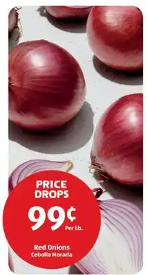Aldi Red Onions offer