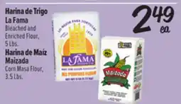 El Super Harina de Trigo La Fama, Harina de Maíz Maizada offer