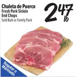 El Super Fresh Pork Sirloin End Chops offer