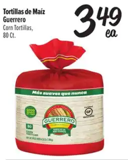 El Super Corn Tortillas Guerrero offer