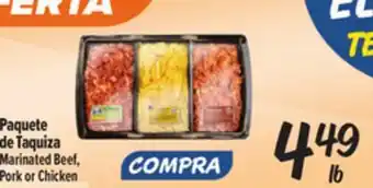 El Super Paquete de Taquiza offer