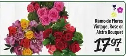 El Super Ramo de Flores Vintage, Rose or Alstro Bouquet offer