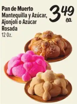 El Super Pan de Muerto Mantequilla y Azúcar, Ajonjolí o Azúcar Rosada offer