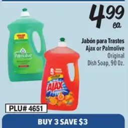 El Super Jabón para Trastes Ajax or Palmolive offer
