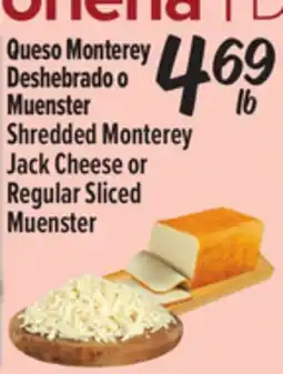 El Super Queso Monterey Deshebrado o Muenster offer