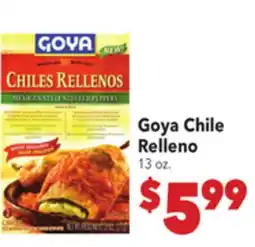 Vallarta Supermarkets Goya Chile Relleno offer