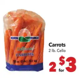 Vallarta Supermarkets Carrots offer