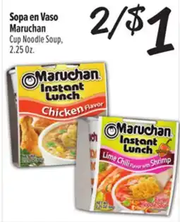 El Super Sopa en Vaso Maruchan offer