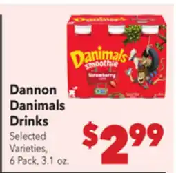 Vallarta Supermarkets Dannon Danimals Drinks offer