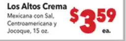 Vallarta Supermarkets Los Altos Crema offer