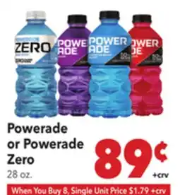 Vallarta Supermarkets Powerade or Powerade Zero offer