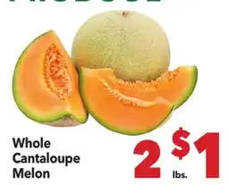 Vallarta Supermarkets Whole Cantaloupe Melon offer