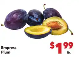 Vallarta Supermarkets Empress Plum offer