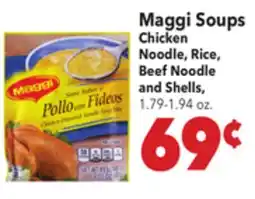 Vallarta Supermarkets Maggi Soups offer
