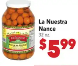 Vallarta Supermarkets La Nuestra Nance offer