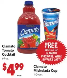 Vallarta Supermarkets Clamato Tomato Cocktail offer
