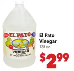 Vallarta Supermarkets El Pato Vinegar offer