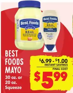 Vallarta Supermarkets BEST FOODS MAYO offer