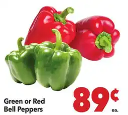 Vallarta Supermarkets Green or Red Bell Peppers offer