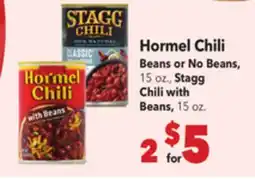 Vallarta Supermarkets Hormel Chili offer