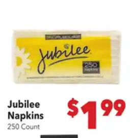 Vallarta Supermarkets Jubilee Napkins offer