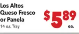 Vallarta Supermarkets Los Altos Queso Fresco or Panela offer