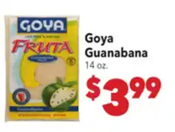 Vallarta Supermarkets Goya Guanabana offer