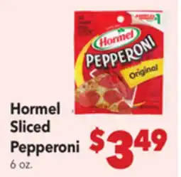 Vallarta Supermarkets Hormel Sliced Pepperoni offer