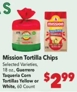 Vallarta Supermarkets Mission Tortilla Chips offer