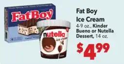Vallarta Supermarkets Fat Boy Ice Cream offer
