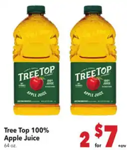 Vallarta Supermarkets Tree Top 100% Apple Juice offer