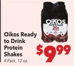 Vallarta Supermarkets Oikos Ready to Drink Protein Shakes offer