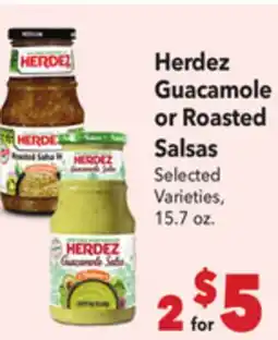 Vallarta Supermarkets Herdez Guacamole or Roasted Salsas offer