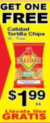 Superior Grocers Calidad Tortilla Chips offer