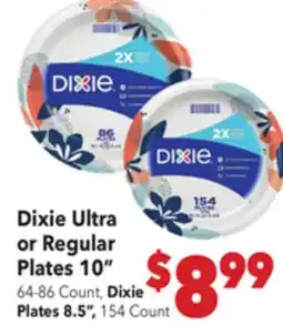 Vallarta Supermarkets Dixie Ultra or Regular Plates offer
